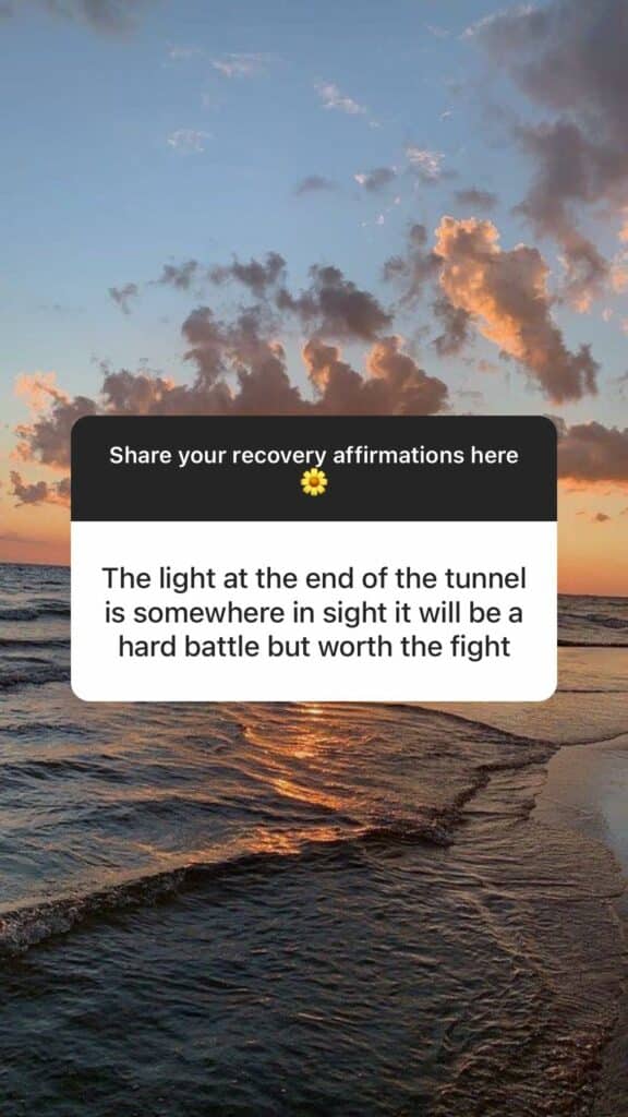 the light at the end of the tunnel