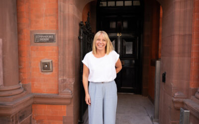 DSC09196 | Orri Kerrie standing outside Wimpole Street smiling